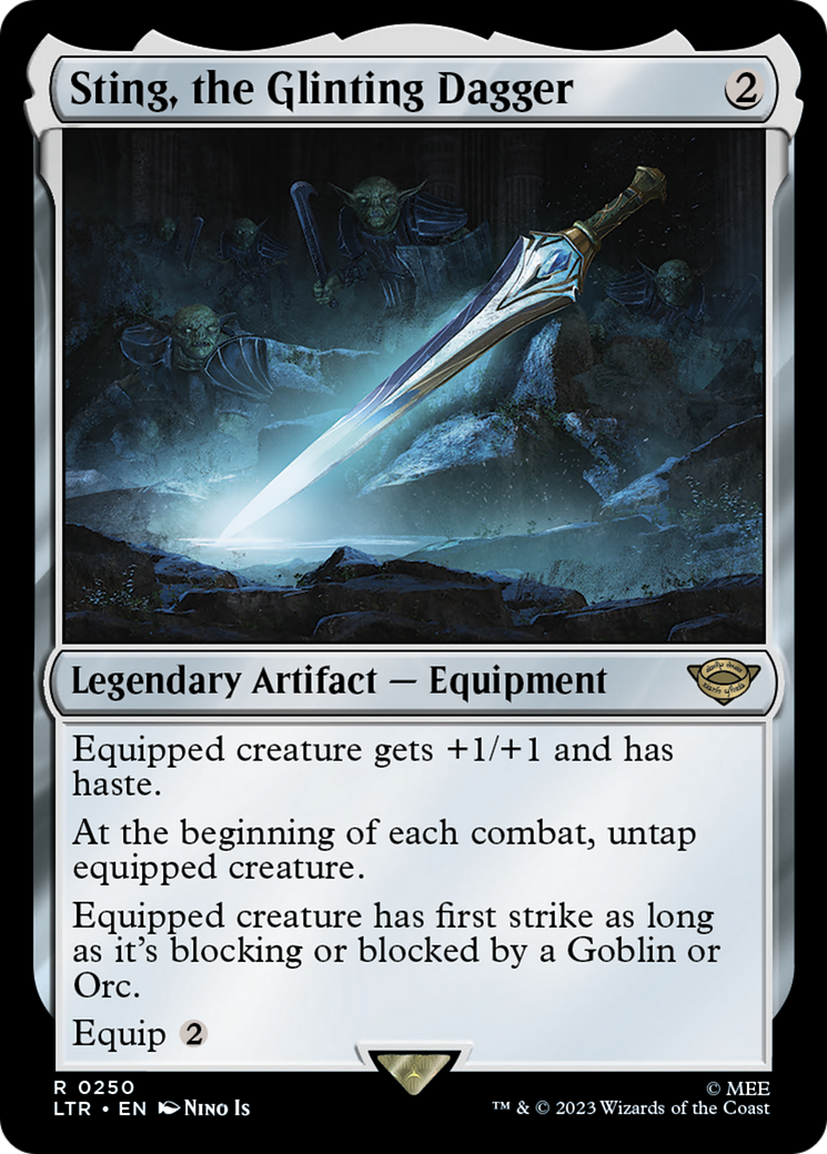 Sting, the Glinting Dagger (LTR-250) - The Lord of the Rings: Tales of Middle-earth Foil