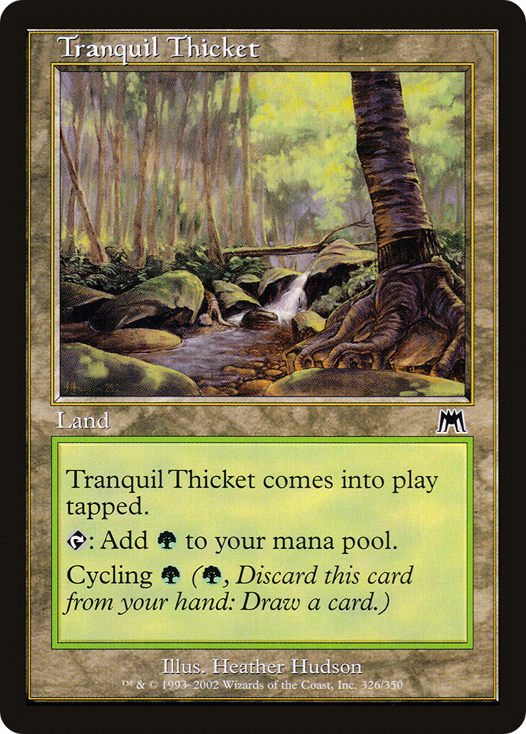 Tranquil Thicket (ONS-326) - Onslaught Foil