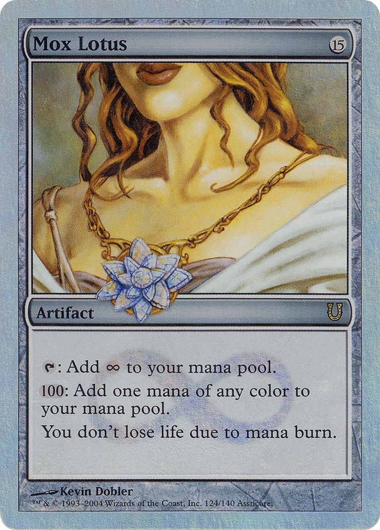 Mox Lotus (UNH-124★) - Feuille dégondée 