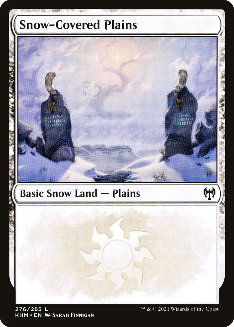 Plaines enneigées (KHM-276) - Kaldheim : (neige) Feuille 