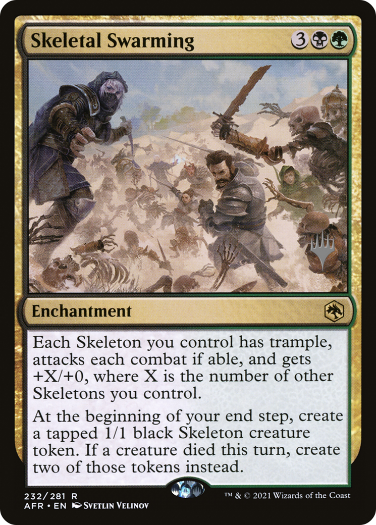 Skeletal Swarming (PPAFR-232) - Adventures in the Forgotten Realms Promos