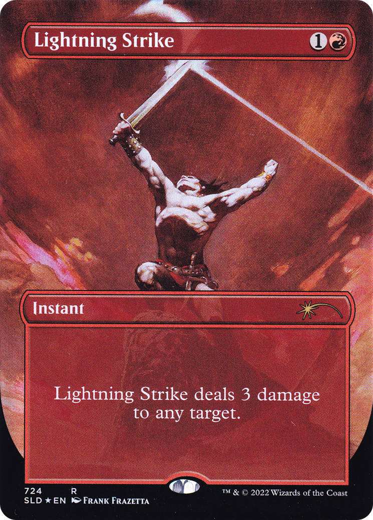 Lightning Strike (SLD-724) - Secret Lair Drop (Borderless)