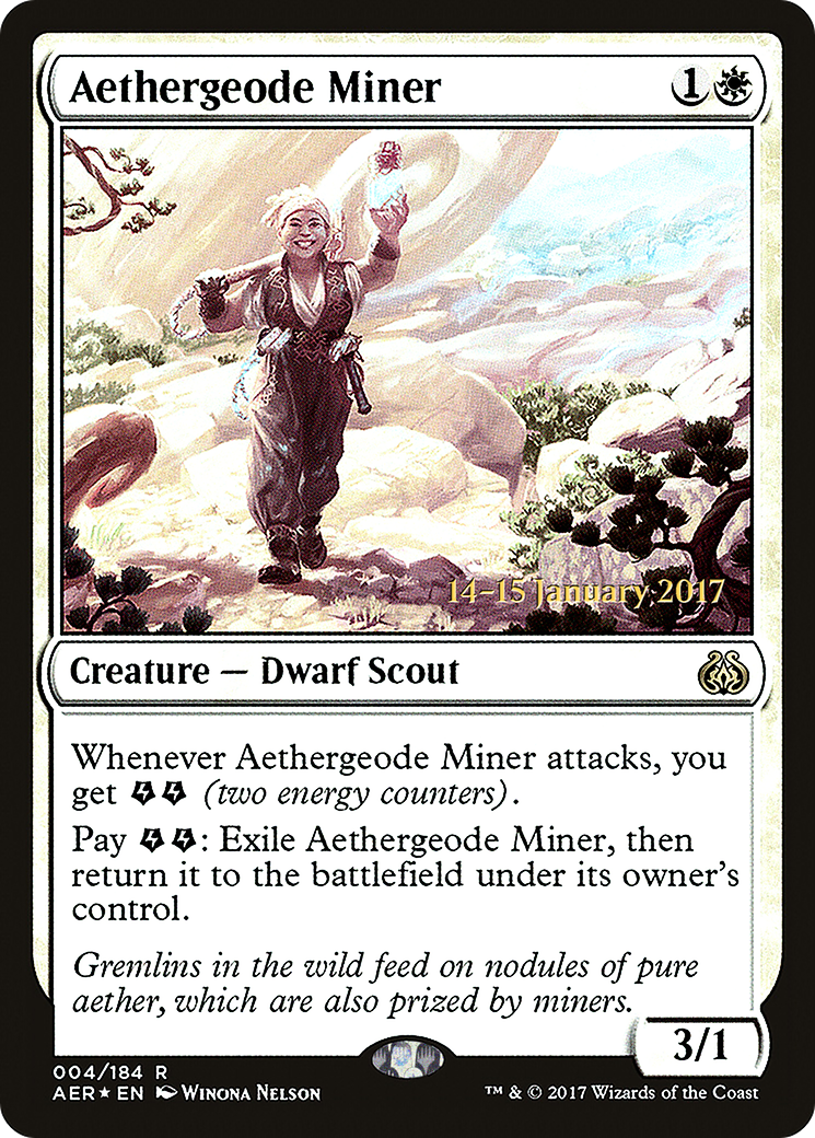 Mineur d'Aethergeode (PAER-04S) - Promotions Aether Revolt