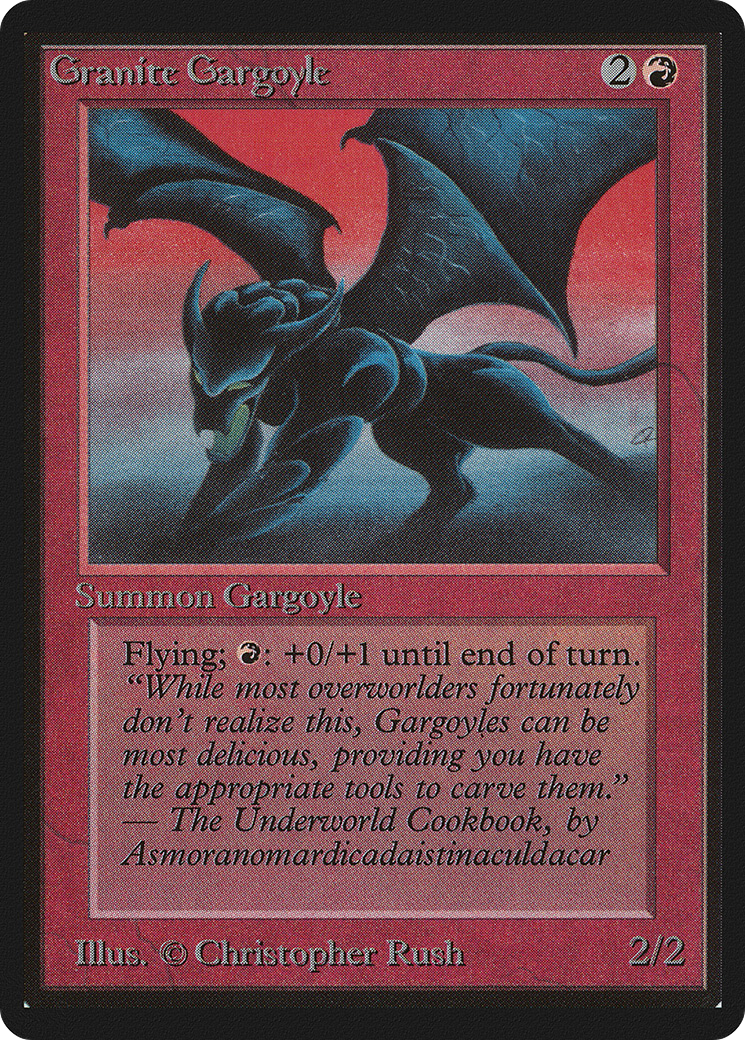 Granite Gargoyle (LEB-) - Limited Edition Beta