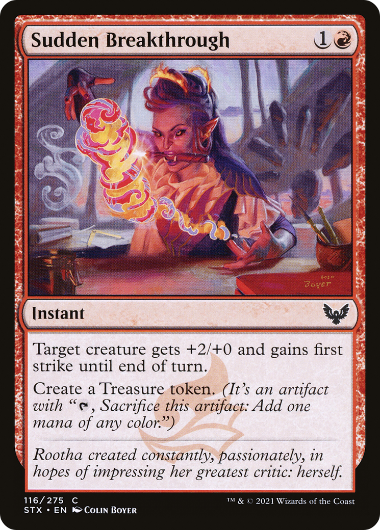 Sudden Breakthrough (STX-116) - Strixhaven: School of Mages