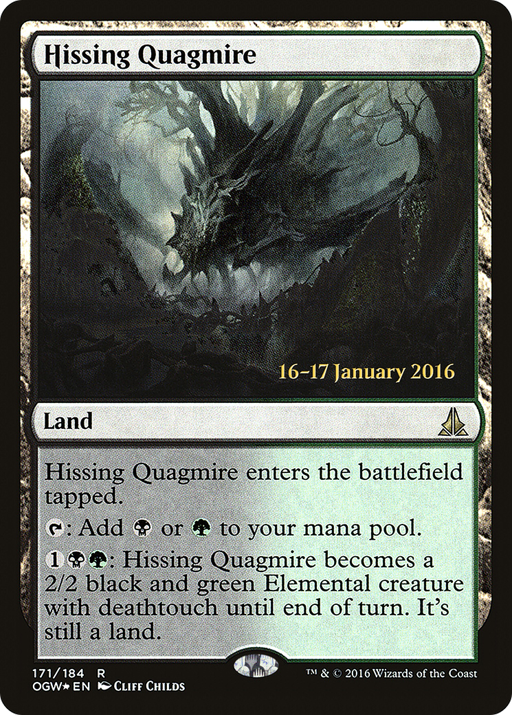 Hissing Quagmire (PRE-171S) - Oath of the Gatewatch Promos Foil