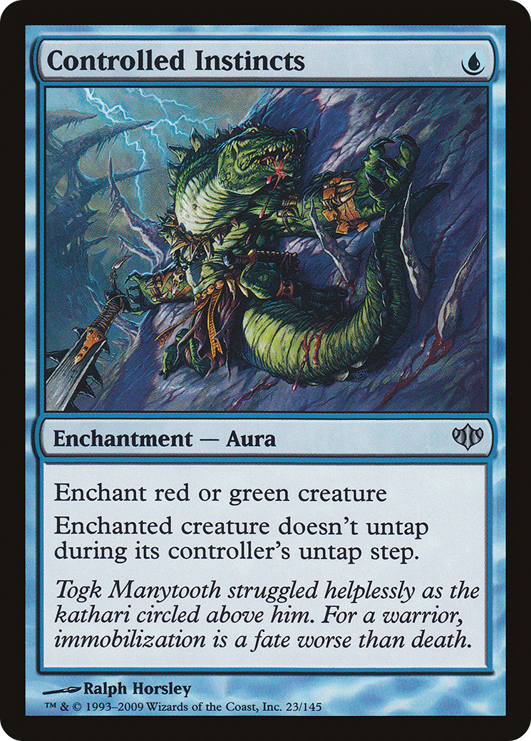 Instincts contrôlés (CON-023) - Conflux Foil 