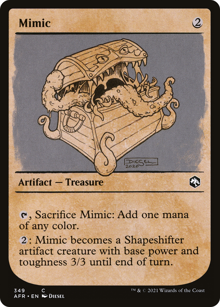 Mimic (Showcase) (AFR-349) - Adventures in the Forgotten Realms: (Showcase)