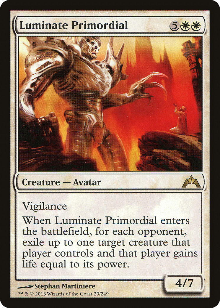 Luminate Primordial (GTC-020) - Feuille Gatecrash 