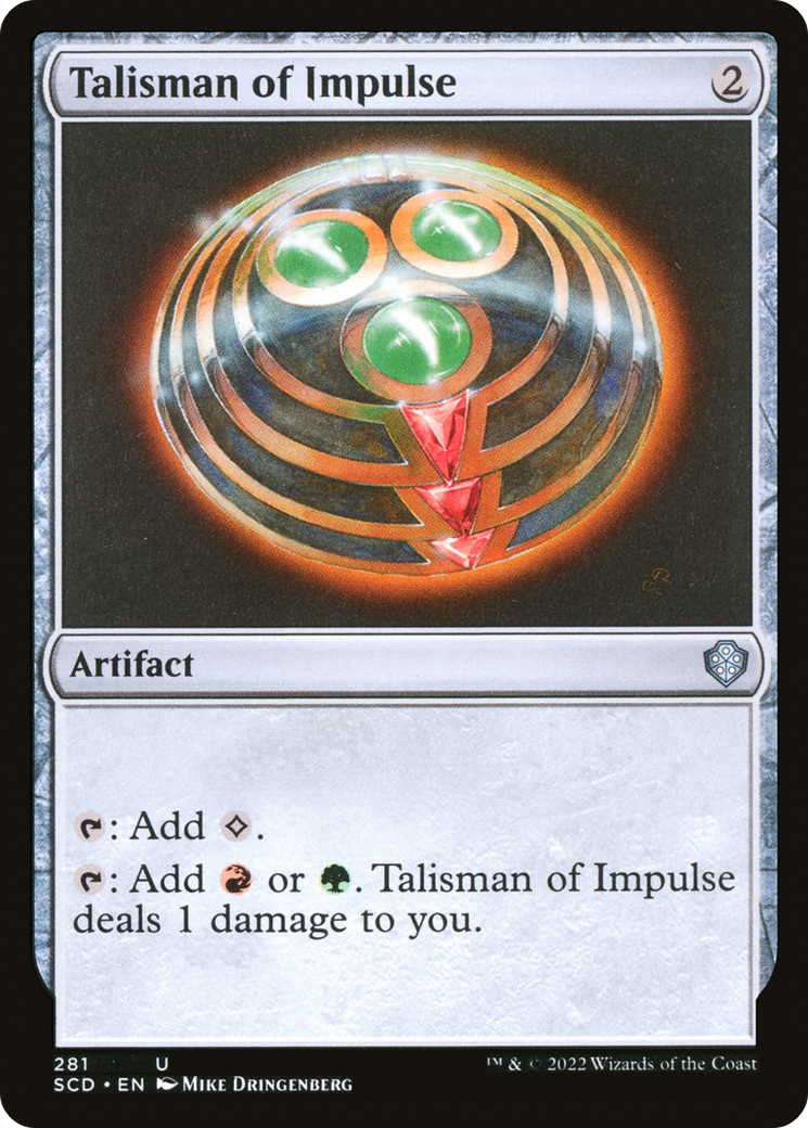 Talisman of Impulse (SCD-281) - Starter Commander Decks