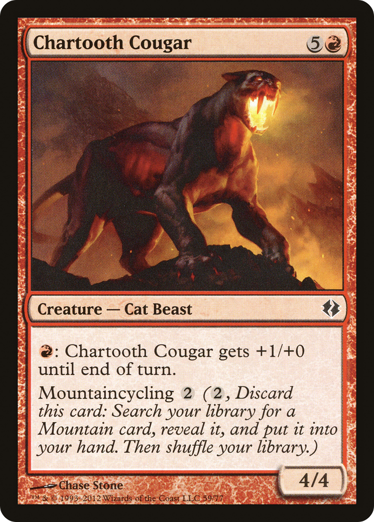 Chartooth Cougar (DDI-059) - Decks de duel : Venser contre Koth
