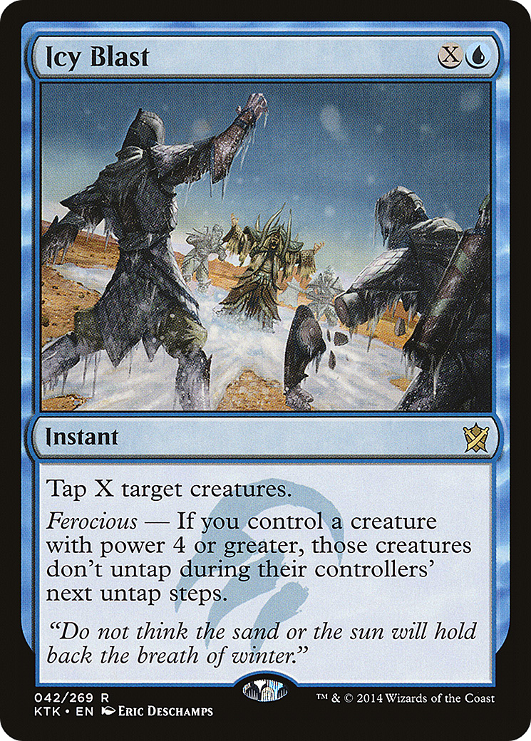 Icy Blast (KTK-042) - Les Khans de Tarkir Foil
