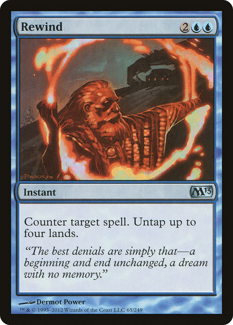 Rewind (M13-065) - Magic 2013 Foil