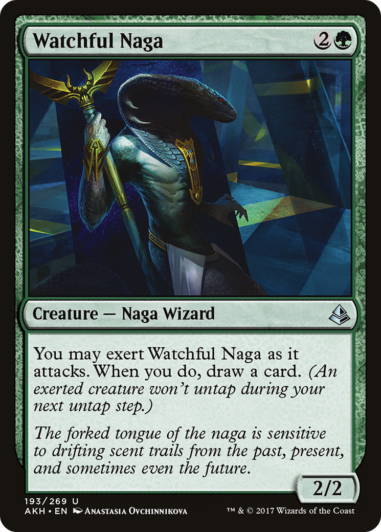 Naga vigilant (AKH-193) - Feuille d'Amonkhet 