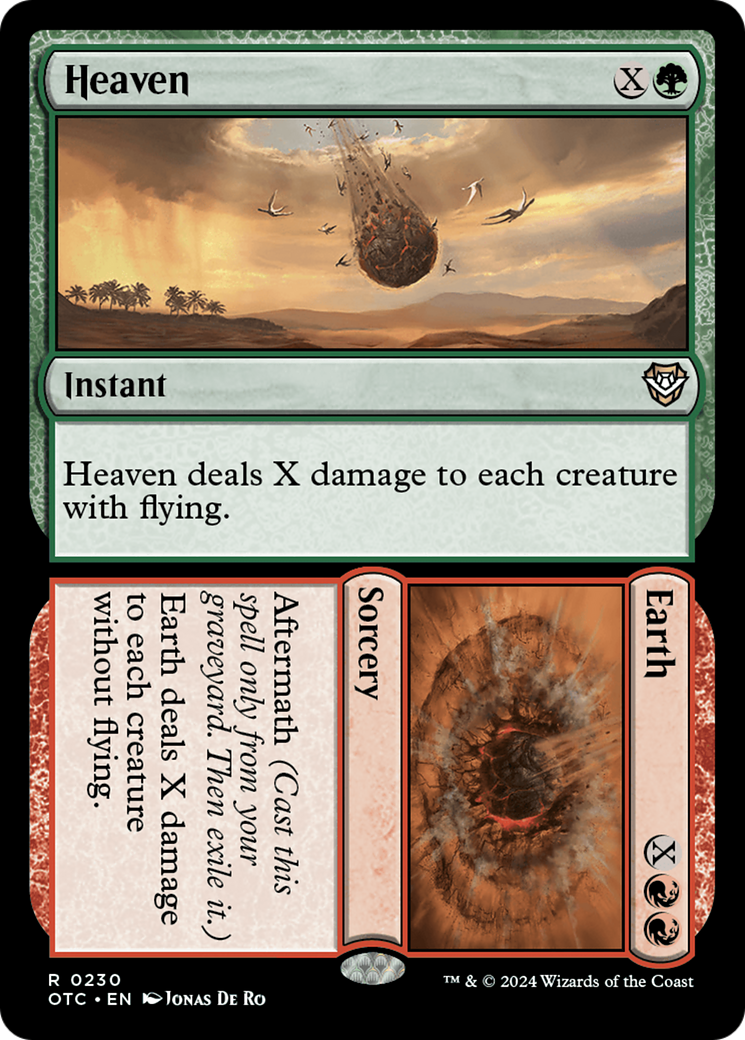 Ciel // Terre (OTC-230) - Commandant des Outlaws of Thunder Junction 