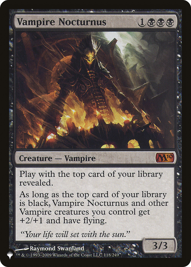 Vampire Nocturnus (LIST-M10-118) - The List
