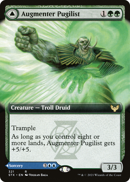 Pugiliste Augmenter // Équation résonnante (STX-321) - Strixhaven : École des mages (Extended Art) 