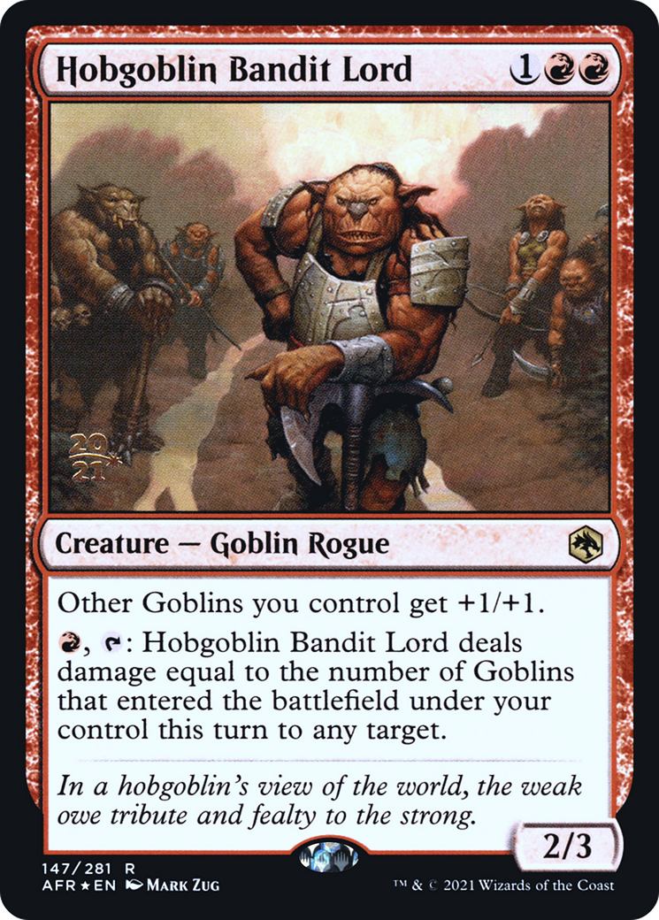 Hobgoblin Bandit Lord (PRE-147S) - Adventures in the Forgotten Realms Promos Foil