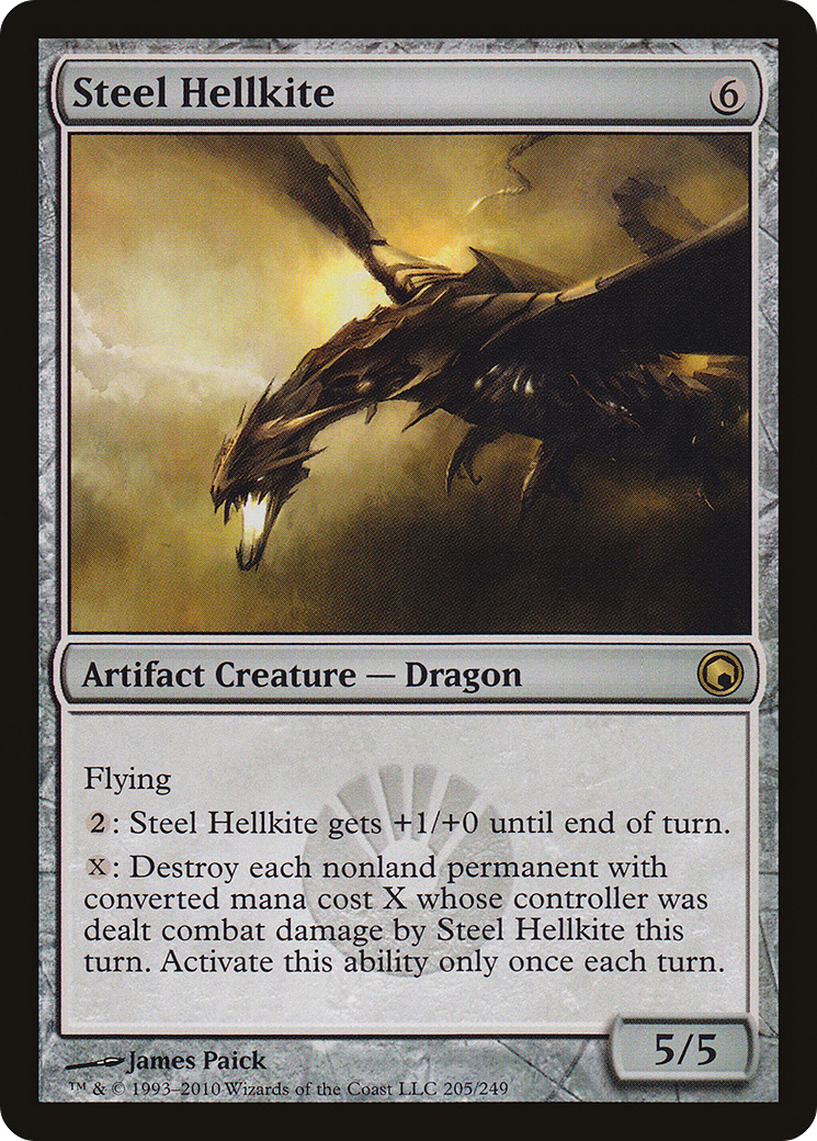 Steel Hellkite (SOM-205) - Cicatrices de Mirrodin 