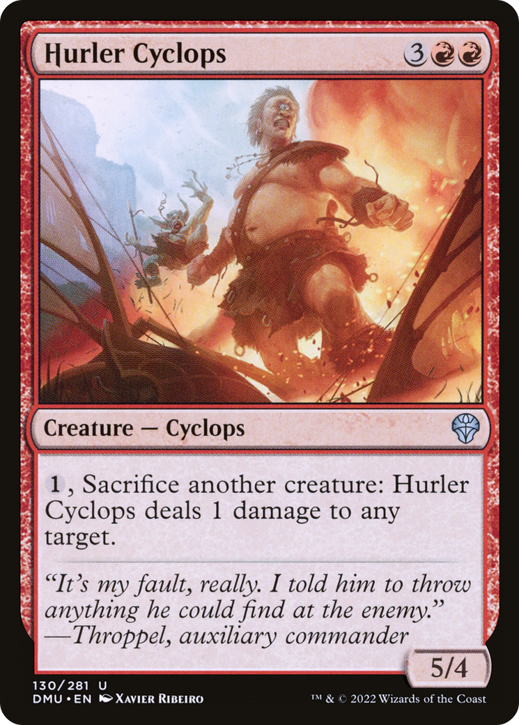 Hurler Cyclops (DMU-130) - Dominaria United Foil 