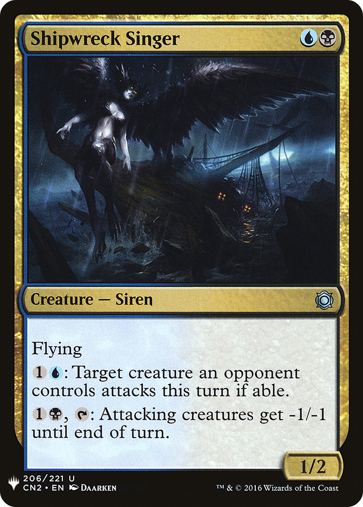 Shipwreck Singer (LIST-CN2-206) - The List