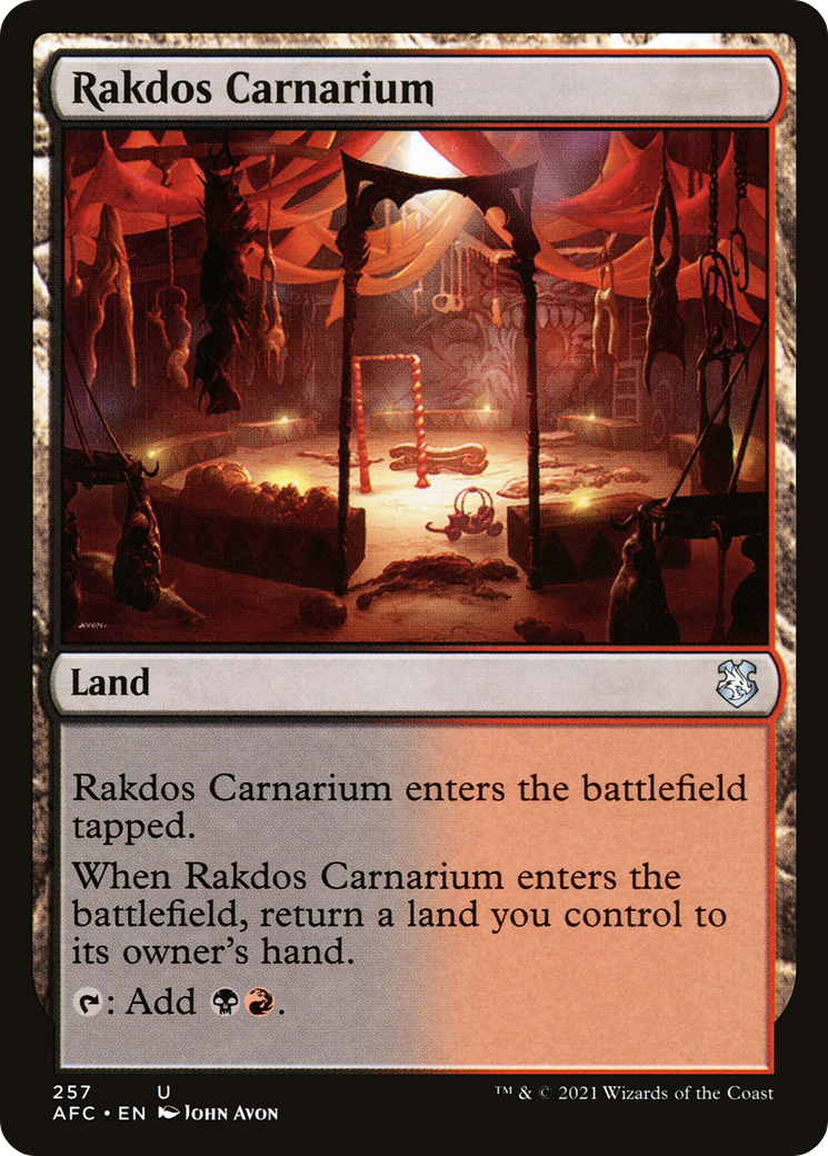 Rakdos Carnarium (AFC-257) - Commandant des Royaumes Oubliés 