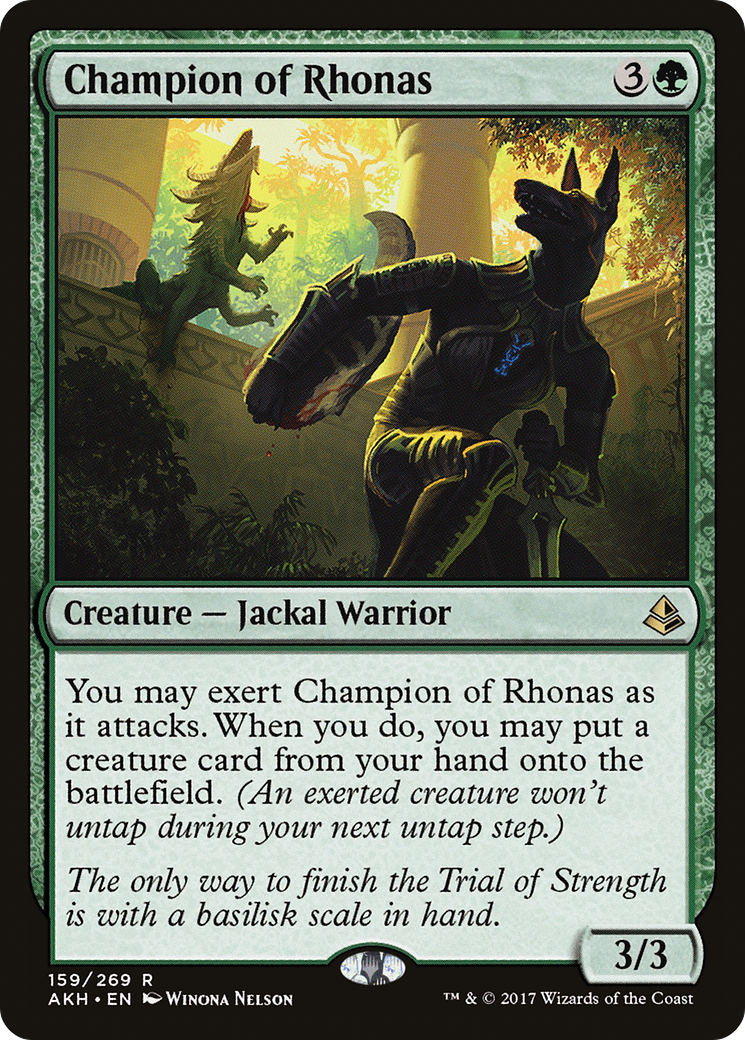 Champion de Rhonas (AKH-159) - Fleuret d'Amonkhet 