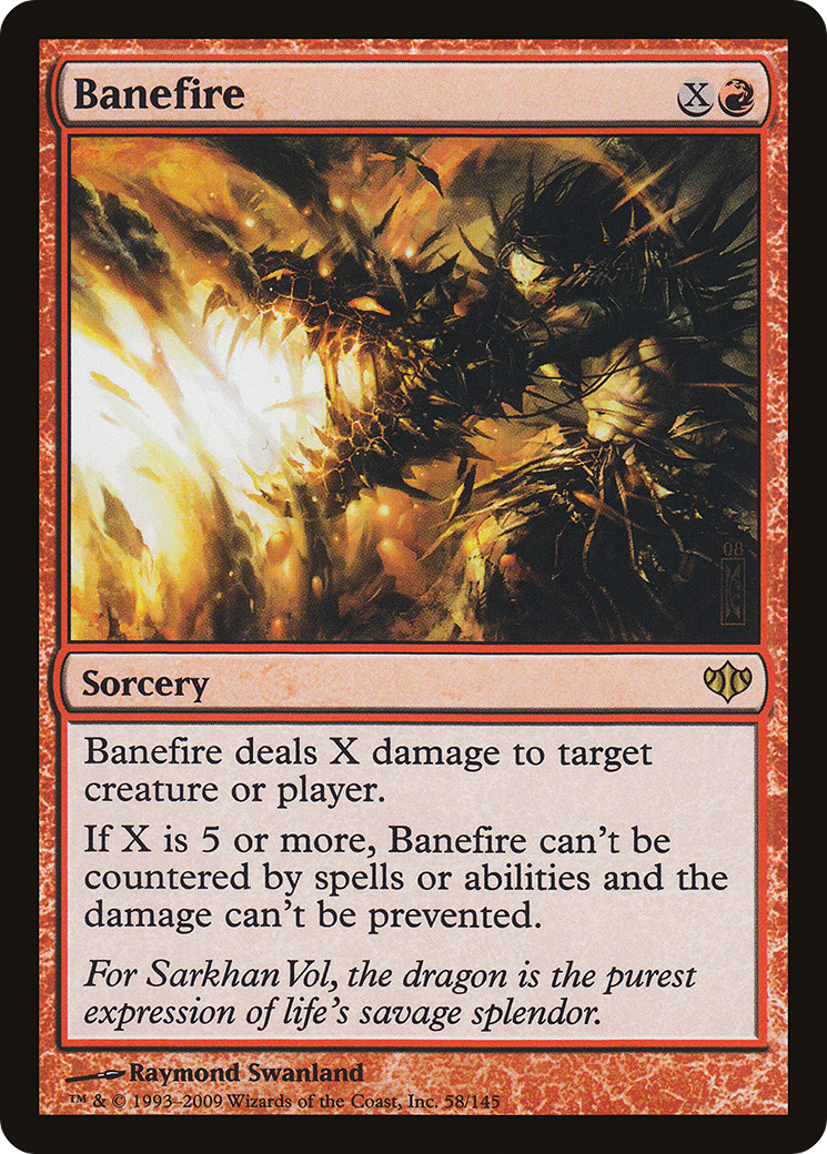 Banefire (CON-058) - Feuille de Conflux