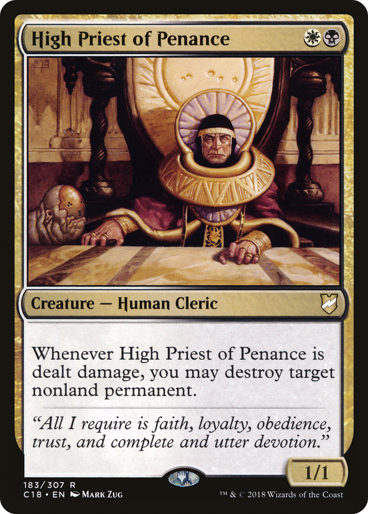 Grand Prêtre de la Pénitence (18-183) - Commandant 2018 