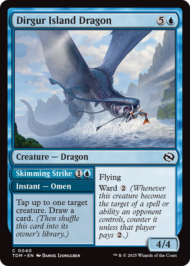 Dragon de l'île de Dirgur (TDM-040) - Tarkir : Tempête de dragons 