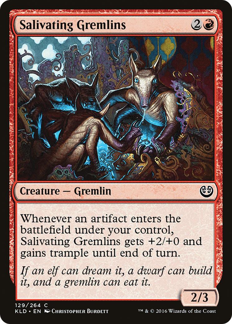 Gremlins salivants (KLD-129) - Kaladesh Foil 