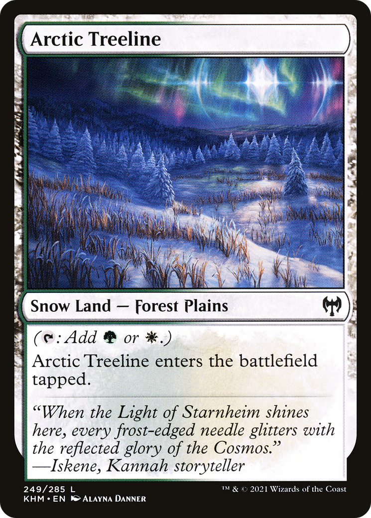 Arctic Treeline (KHM-249) - Kaldheim : (neige) Feuille 