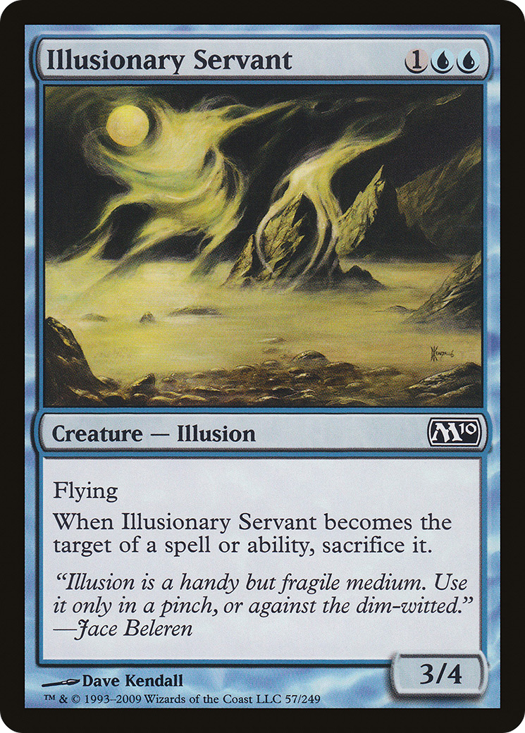 Illusionary Servant (M10-057) - Magic 2010 Foil