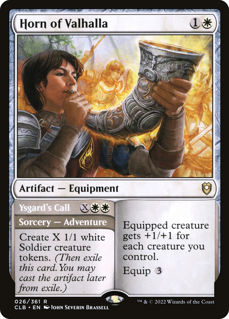 Horn of Valhalla (CLB-026) - Commander Legends: Battle for Baldur's Gate Foil