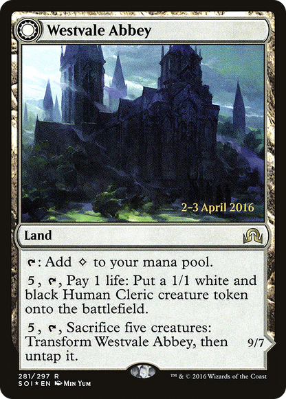 Abbaye de Westvale // Ormendahl, Prince Profane (PSOI-281S) - Promos Shadows over Innistrad : (Transformation Double Face) Foil 
