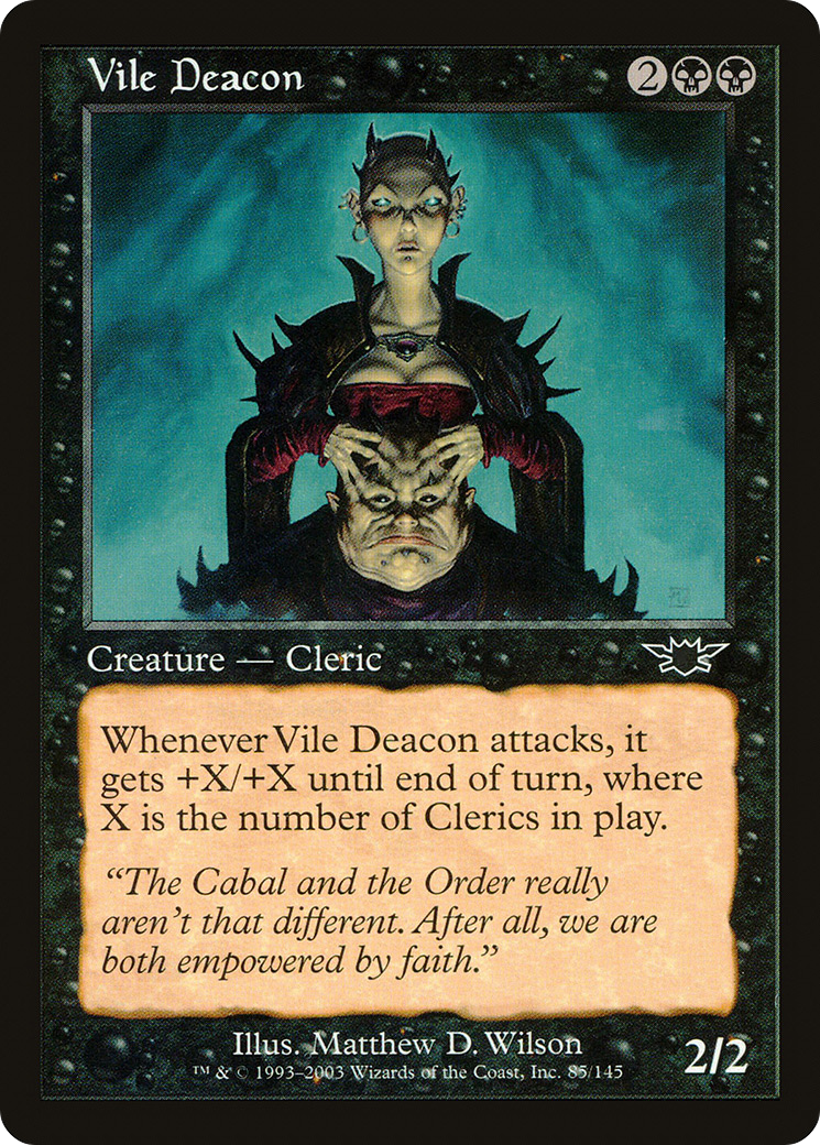 Diacre vil (LGN-085) - Legions Foil 