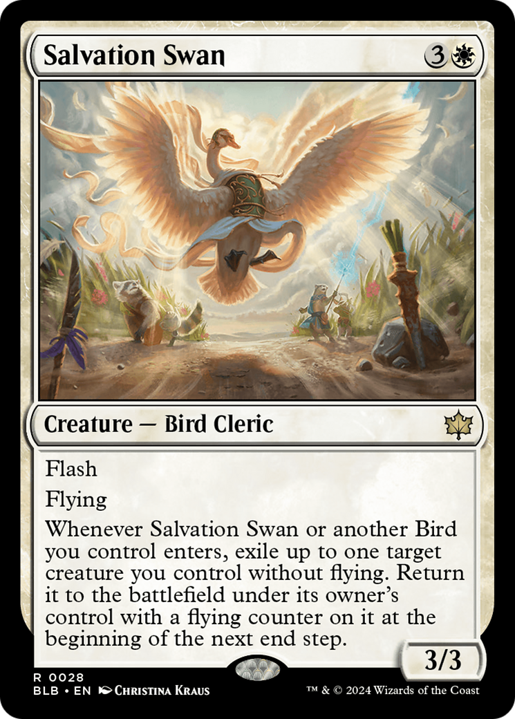 Le Cygne du Salut (BLB-028) - Bloomburrow 