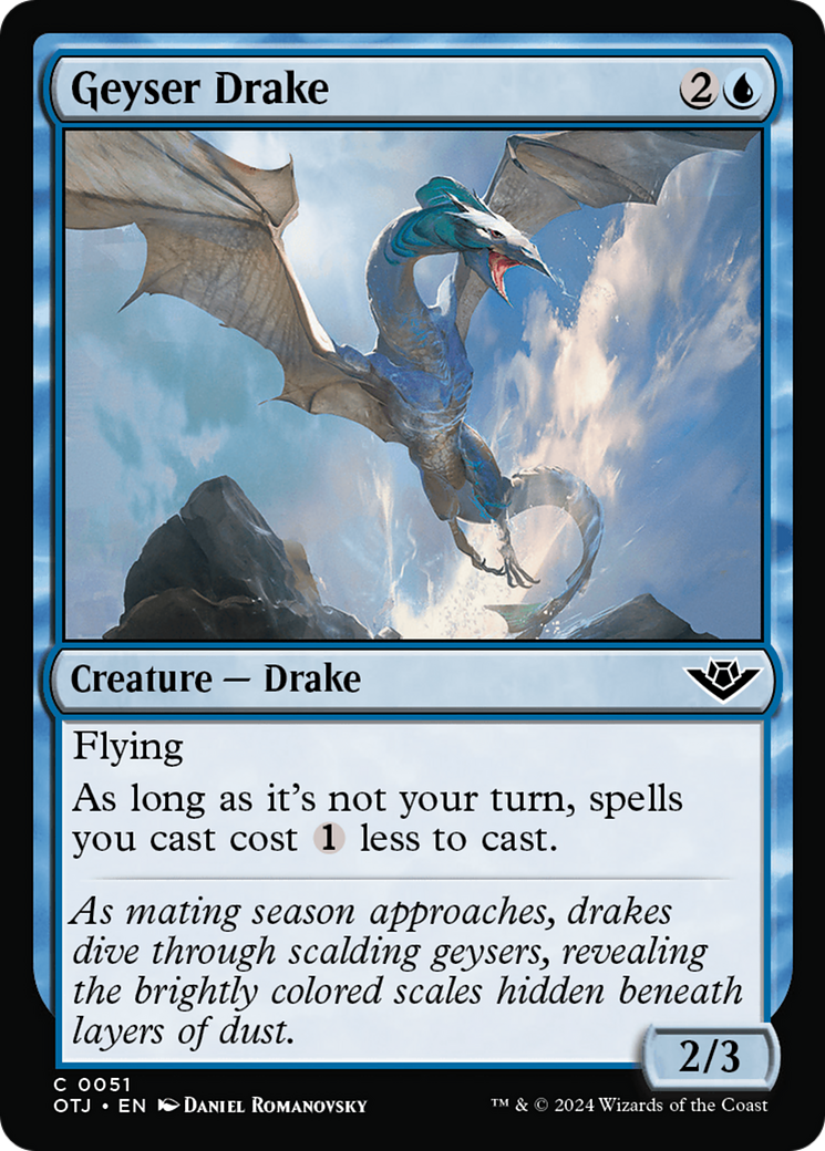 Geyser Drake (OTJ-051) - Hors-la-loi de Thunder Junction 