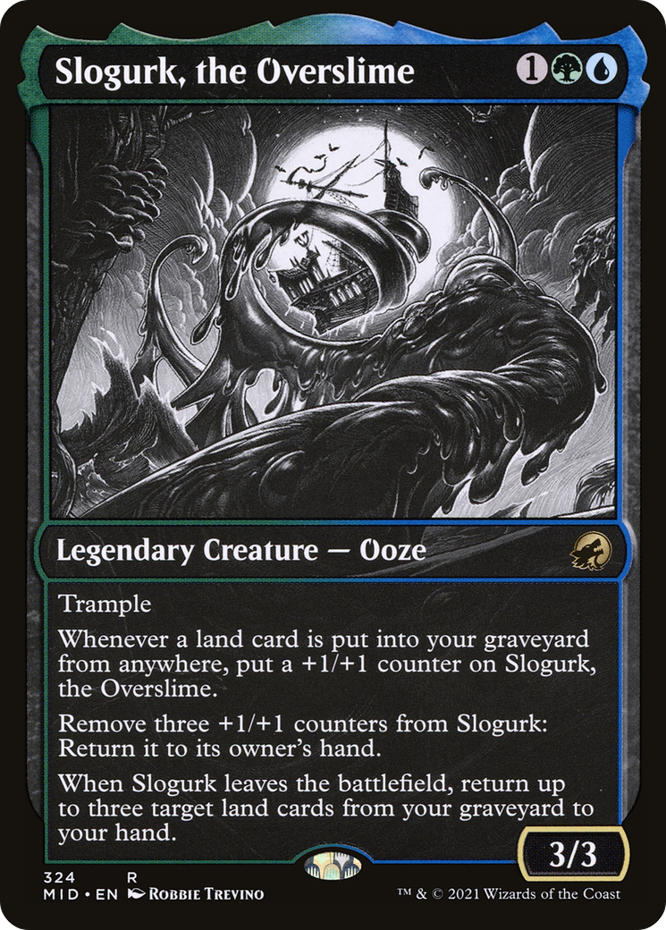 Slogurk, the Overslime (Showcase) (MID-324) - Innistrad: Midnight Hunt: (Showcase) Foil
