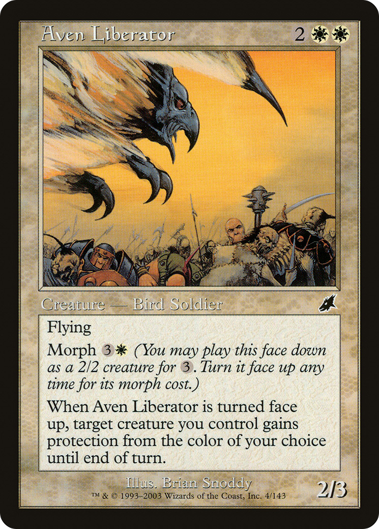 Aven Liberator (SCG-004) - Scourge Foil