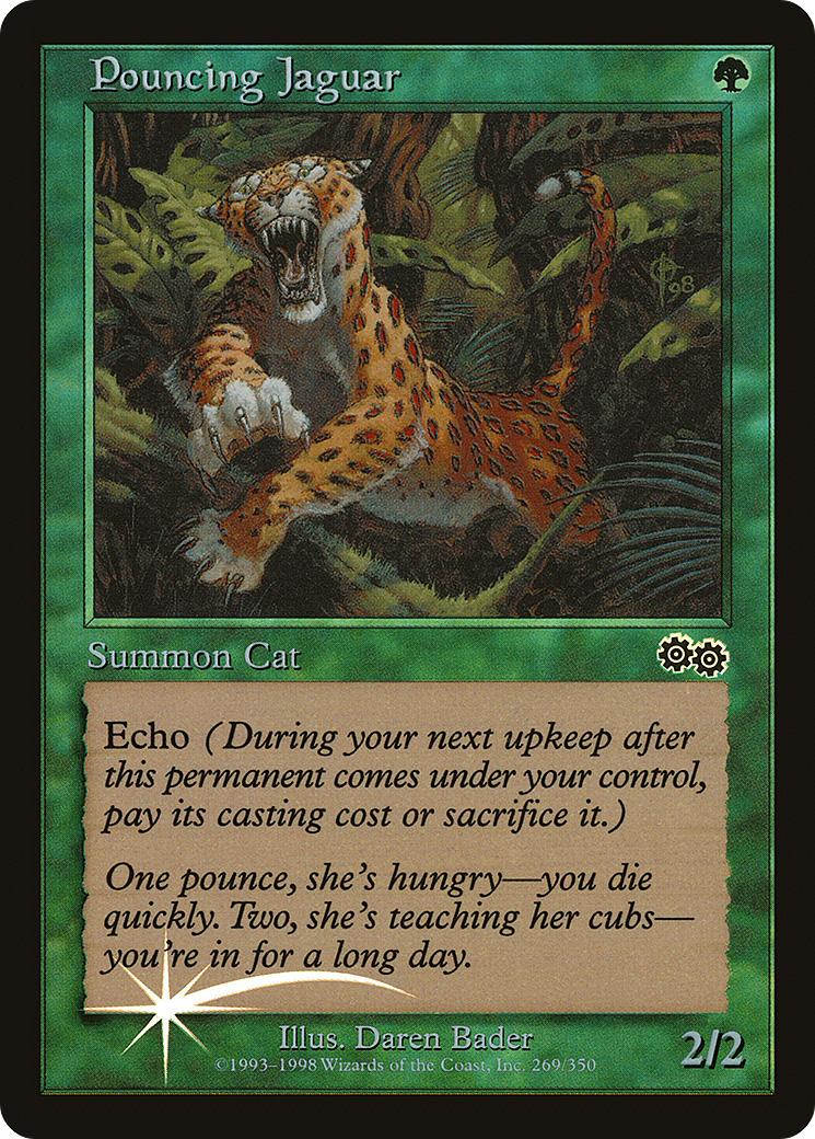 Jaguar bondissant (PAL99-002) - Arena League 1999 Foil 