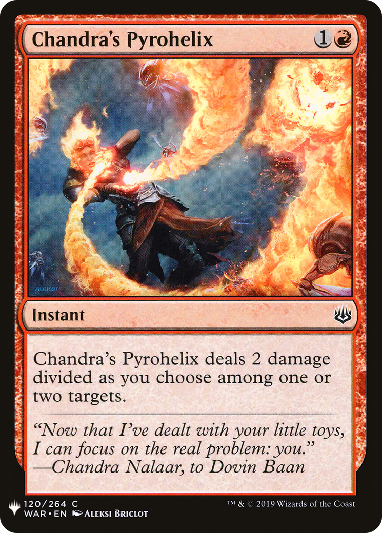 Pyrohelix de Chandra (PLST-WAR-120) - La Liste 
