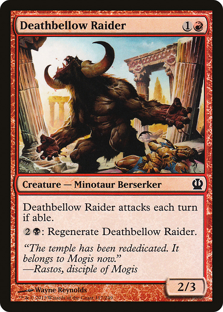 Raider du Souffle de la Mort (THS-117) - Theros Foil 