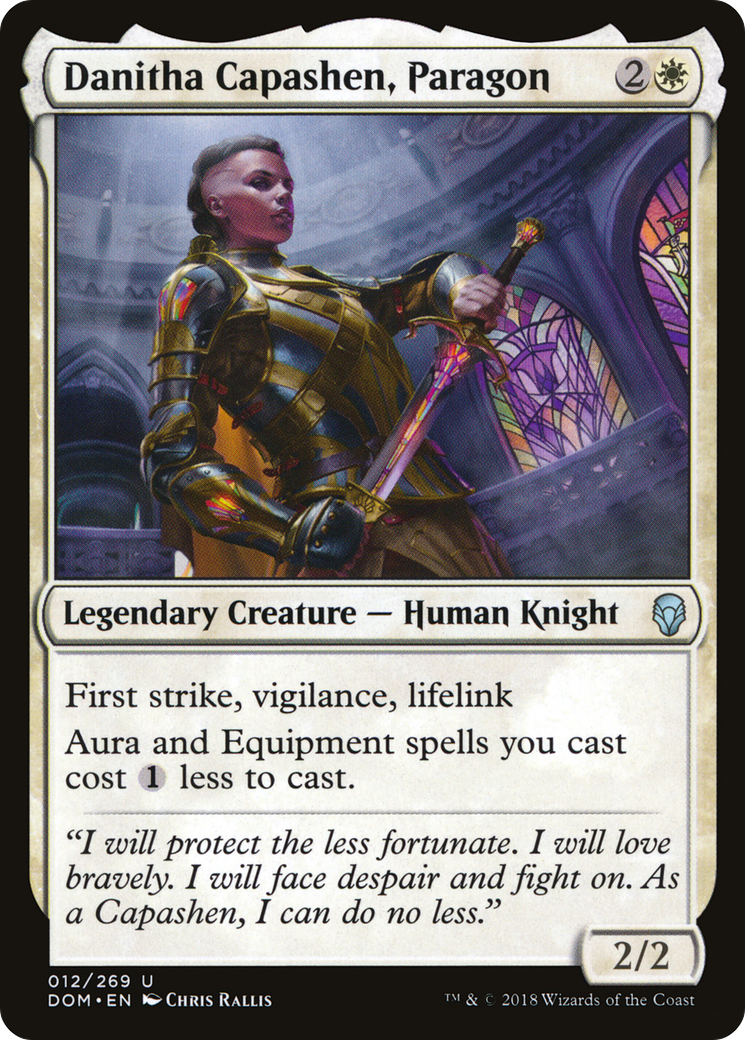 Danitha Capashen, Parangon (DOM-012) - Dominaria Foil