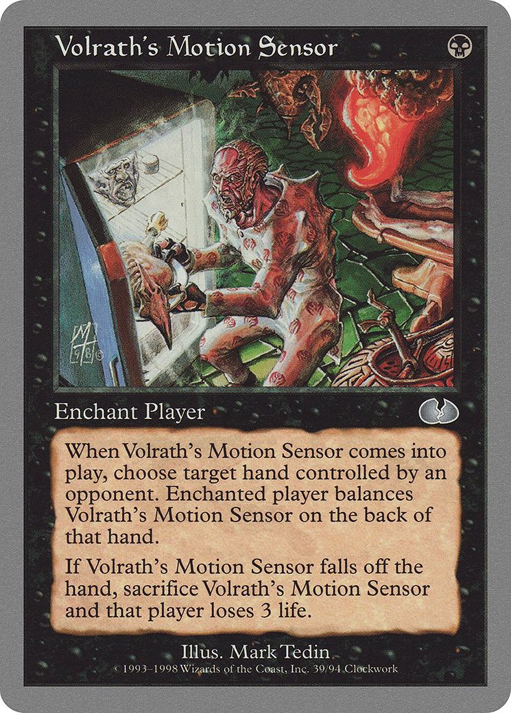 Capteur de mouvement Volrath (UGL-039) - Décollé 