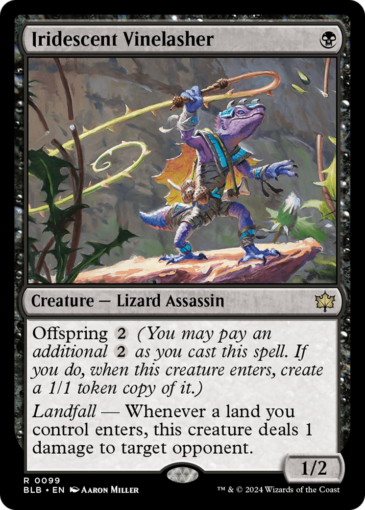 Vinelasher irisé (BLB-099) - Bloomburrow Foil