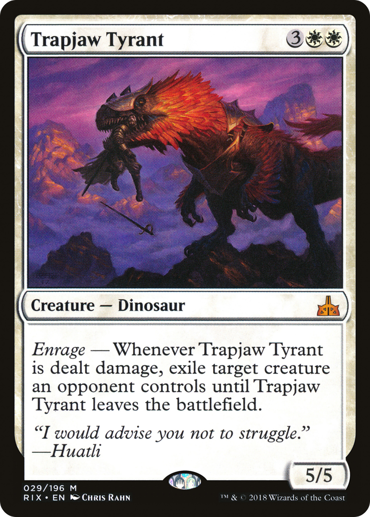 Tyrant Trapjaw (RIX-029) – Rivaux d'Ixalan