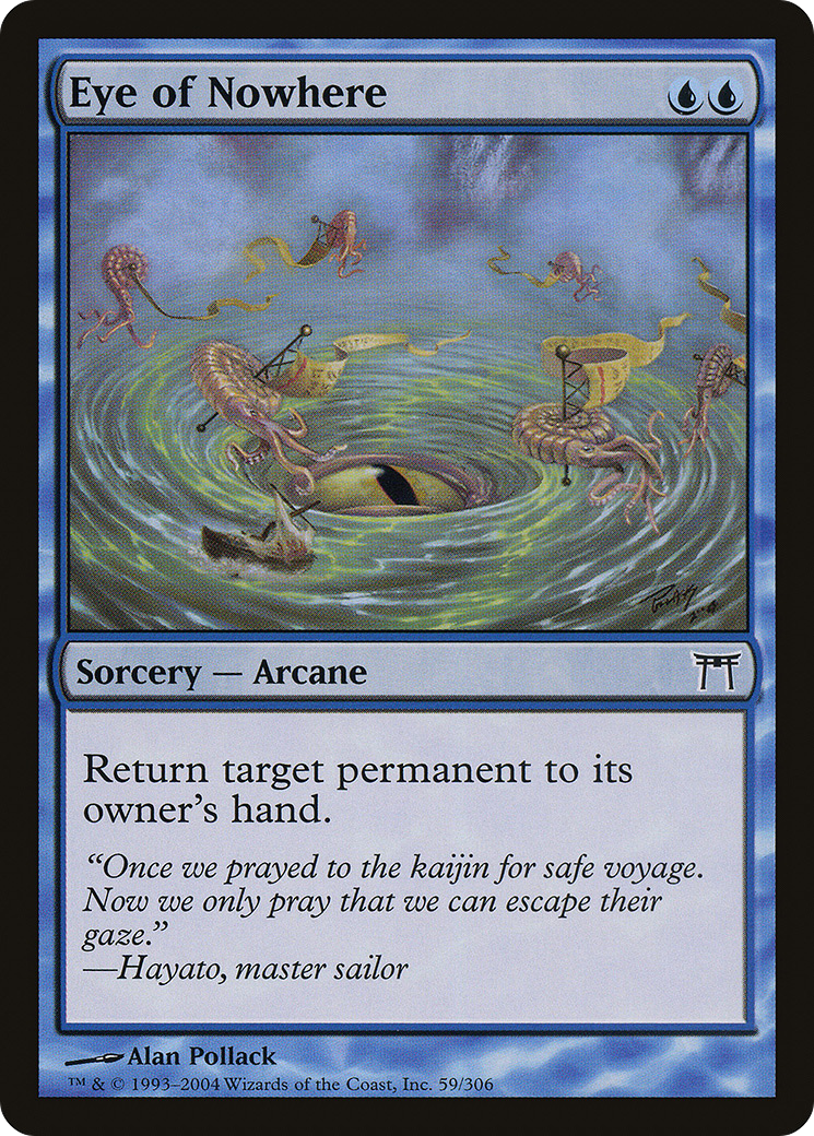 Eye of Nowhere (CHK-059) - Champions of Kamigawa