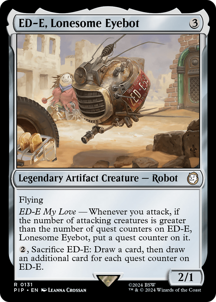 ED-E, Lonesome Eyebot (PIP-131) - Fallout Foil 