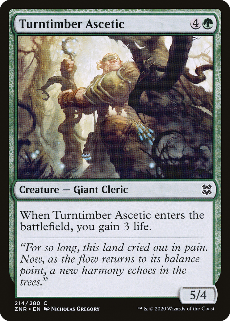Ascète Turntimber (ZNR-214) - Zendikar Rising 